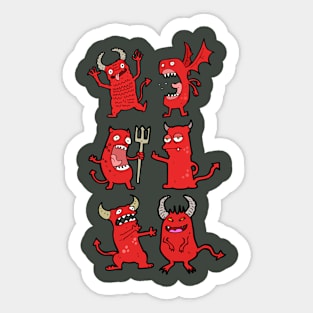 Demons Sticker